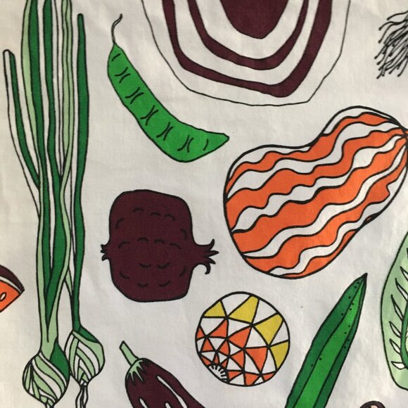 IKEA Paulin Machado Colourful Veggies 2014 Large Fabric Material Panel - Picture 10 of 14